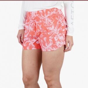 AFTCO Women's Coral Floral Shorts